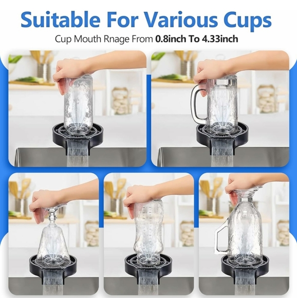 Glass Rinser for Kitchen Sink - Picture 1 of 6